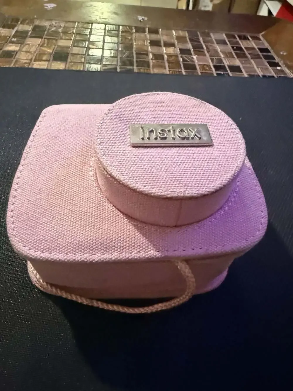 Fujifilm Instax Mini 8 Instant Film Camera in Pink with Matching Fabric Case